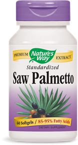 Nature's Way Saw Palmetto extract (Serenoa repens) is standardized to 85-95% fatty acids. Using a liposterolic extraction method, this product provides the clinical dose for promoting prostate health..